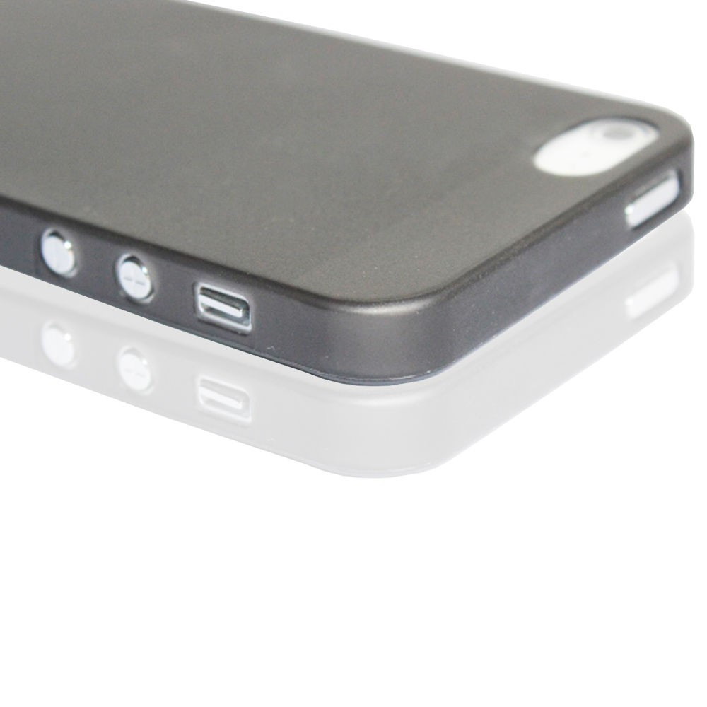 Husa iPhone 5 5S SE Ultra Slim 0.2mm Mata Black, iPhone 5/5S/SE, Plastic,  Carcasa, Apple | Okazii.ro