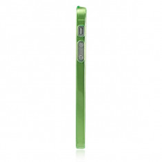Bumper subtire verde iphone 5 5G + folie protectie ecran