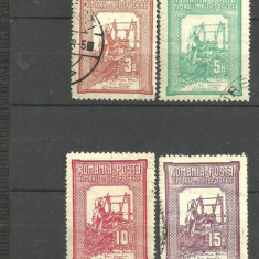 Romania 1906 - TESATOAREA, EMISIUNE DE BINEFACERE, serie stampilata, F101