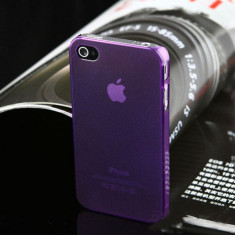 Husa Ultra Thin Apple iPhone 4 4S Mata Purple foto