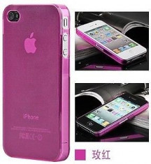 Husa iPhone 4 4S Ultra Thin Mata Pink foto