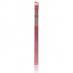 Bumper subtire rosu iphone 5 5G + folie protectie ecran