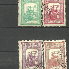 Romania 1906 - TESATOAREA, EMISIUNE DE BINEFACERE, serie stampilata, N18