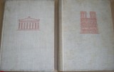 MAJOR MATE - EPITESZETTORTENET / ISTORIA ARHITECTURII - I + II KOTET / VOL. { 1954 - 1955, 307 + 511 oldal / p., cu ILUSTRATII }, Alta editura