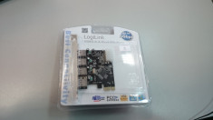 LOGILINK CARD PCI-EXPRESS LA 4x USB 3.0 foto