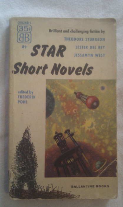 STAR SHORT NOVELS,PRINTED IN USA 1954 ,SF LIMBA ENGLEZA