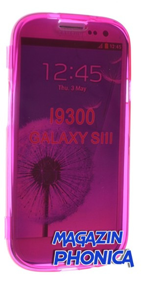 Husa silicon Samsung Galaxy S3 I9300 + folie ecran