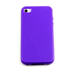 Husa iPhone 4 4S TPU Purple foto