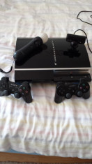 PlayStation 3 modat+ 2 manete + eyecamera + move controller foto