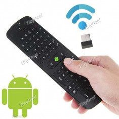 NOU Telecomanda cu Tastatura Airmouse cu Accelerometru si Giroscop MEASY RC11, pentru Smart Tv, Android TV, mini PC, RC 11 MK808, MK808B, UG007, MK802 foto