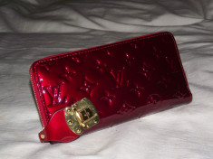 Portofel dama Louis Vuitton Monogram - RED! Oferta ! cel mai mic pret garantat ! Transport gratuit !!! foto