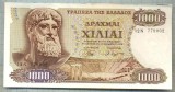 21 BANCNOTA - GRECIA - 1000 DRACHMAI - anul 1970 -SERIA 779002 -starea care se vede