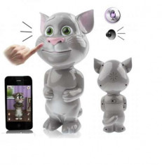 Talking Tom Cat Jucarie Interactiva. Repeta, Canta, Vorbeste etc. Model Real dupa Aplicatia Iphone. foto