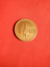 Moneda 1 Leu 1938 Carol II ,bronz ,cal.FBuna foto