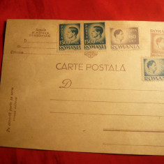 Carte Postala cu Mihai 140 lei , francata dar necirculata