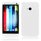 Cumpara ieftin Husa HTC One M7 Ultra Slim TPU White, Gel TPU, Fara snur