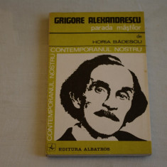 Grigore Alexandrescu - parada mastilor de Horia Badescu - Editura Albatros - 1981