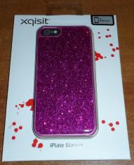 Husa plastic iPhone 5 5S Xqisit Glamor Roz - NOUA foto