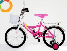 Bicicleta copii ALEX 16&amp;quot;,cu cosulet in fata. OFERTA foto