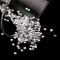Set 100 cristale pentru decorare unghii tip Swarovski 1,7mm argintii strasuri