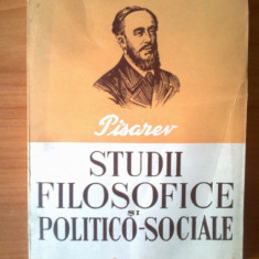 u8 Studii filosofice si politico-sociale - Pisarev