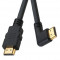 Cablu hdmi 1,5 m 90 grade