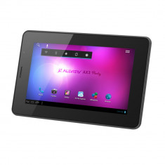 Tableta Allview Ax3 Party cu procesor Cortex A9 Dual-Core 1.0GHz, 7&amp;quot;, 512MB DDR, 4GB, Wi-Fi, 3G, Android 4.0, Black + HUSA foto