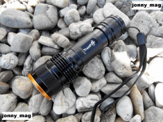 Lanterna Originala TRUSTFIRE Z3 cu ZOOM si Led CREE XM-L2 Made SUA + Mod Memorie foto