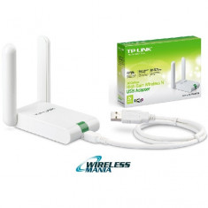 Placa Wireless de retea pe USB - TP-LINK TL-WN822N adaptor300Mbps de mare putere (High-Gain) foto