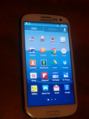 Vand Samsung Galaxy S3 White impecabil , unlocked Se mai adauga in pret : Incarcator , cablu usb , casti samsung foto