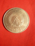 Moneda 20 Marci 1972 DDR ,W.Pieck Presedinte DDR ,Cu-Ni ,cal.apr.NC, Europa
