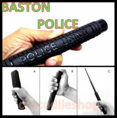 Baston Telescopic 3 Segmente Police foto