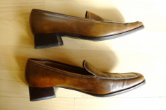 Pantofi Giorgio Ferri Made in Italy, piele naturala; 26 cm talpic, 3 cm toc foto