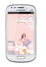 Ansamblu din LCD ecran display afisaj cu geam sticla si touchscreen digitizer touch screen Samsung I8190 Galaxy S III mini S3 mini S 3 mini SIII mini foto