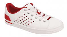 Tenisi barbati CROCS ORIGINALI noi, cu eticheta - model Axis culoare white/red marime M10 (43) foto