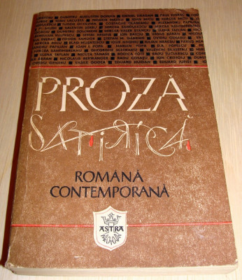 PROZA SATIRICA ROMANA CONTEMPORANA foto