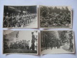 Cumpara ieftin 4 FOTOGRAFII WW II CU MILITARII GARNIZOANEI PREDEAL 1942