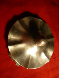 Capac de Ceainic sau Zaharnita -metal argintat ,D.ext.=9cm ,D.int.=7,7cm