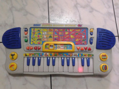 Orga - Pian - Sintetizator - pentru copii - Vtech Little Smart Super Sound -COMPLEXA cu 5 ACTIVITATI- CLAPE ce LUMINEAZA foto