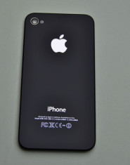 Capac baterie Apple iPhone 4 negru original -Montaj Gratuit- foto