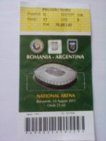 Romania-Argentina (10 august 2011)