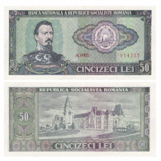 ROMANIA, 50 LEI 1966, UNC foto