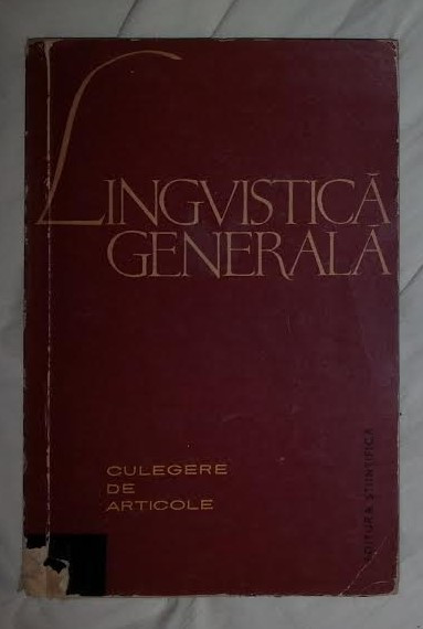 Lingvistica generala Culegere de articole ES 1963