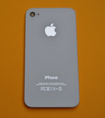 Capac baterie original iPhone 4S alb -Montaj Gratuit- foto