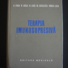 R. PAUN, N. URSEA, N. LUCA, M. COCULESCU, RODICA LUCA - TERAPIA IMUNOSUPRESIVA {1972}