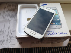 Samsung Galaxy S3 Mini i8190, ALB, impecabil, la cutie, garantie, factura foto