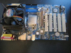 877PLU Placa de baza AsRock K7VT4A Pro cu procesor AMD Athlon 1700+ si cooler Arctic foto