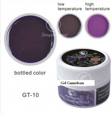 Gel UV cameleon ce isi schimba culoarea la Temperatura, Gel pentru unghii false 8 ml Cod 10 foto