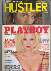 Playboy - Nr. 1 - Dana Savuica - bonus un lot de reviste playboy + o revista Hustler , interbiu cu Traian Basescu foto