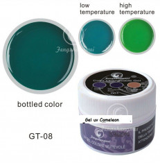 Gel UV cameleon ce isi schimba culoarea la Temperatura, Gel pentru unghii false 8 ml Cod 08 foto